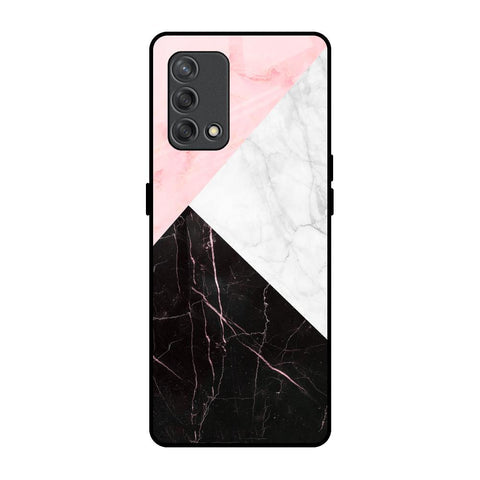Marble Collage Art Glossy Case For Oppo F19s