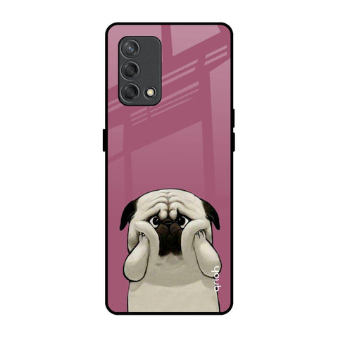Funny Pug Face Glossy Case For Oppo F19s