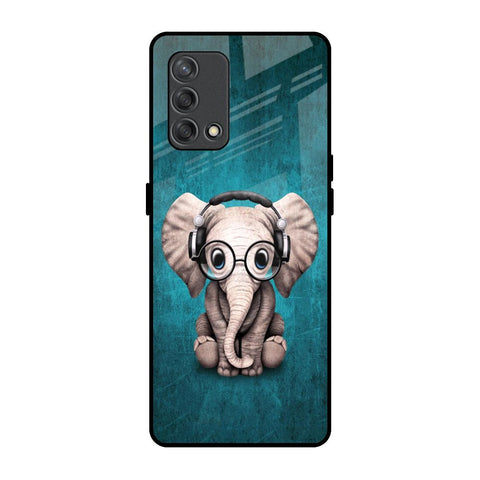 Adorable Baby Elephant Glossy Case For Oppo F19s