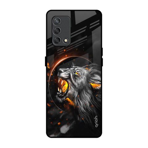 Aggressive Lion Glossy Case for Oppo F19s