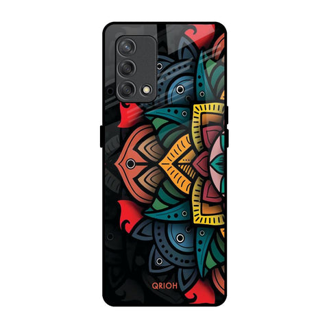 Retro Gorgeous Flower Glossy Case for Oppo F19s