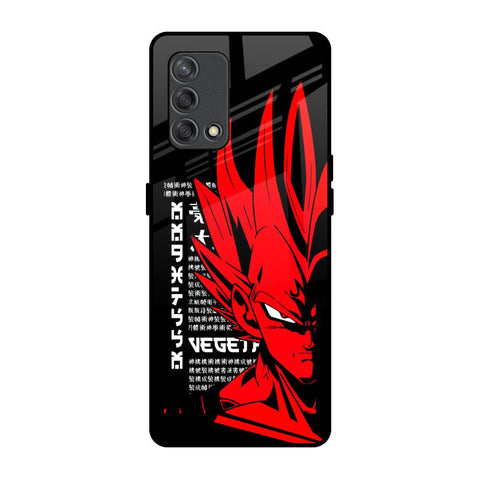 Red Vegeta Glossy Case for Oppo F19s