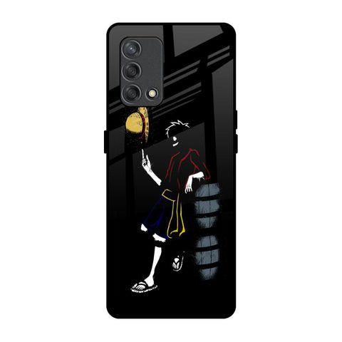 Luffy Line Art Glossy Case for Oppo F19s
