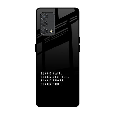 Black Soul Glossy Case for Oppo F19s