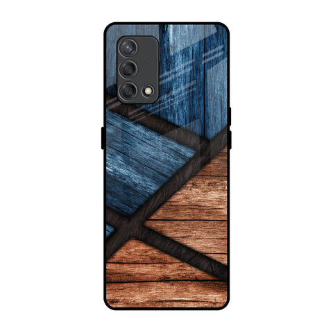 Wooden Tiles Glossy Case for Oppo F19s