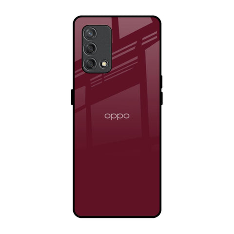 Classic Burgundy Glossy Case for Oppo F19s