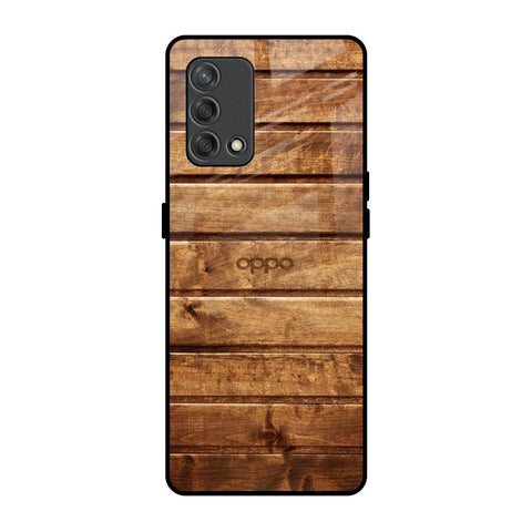 Wooden Planks Glossy Case for Oppo F19s