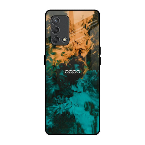 Watercolor Wave Glossy Case for Oppo F19s