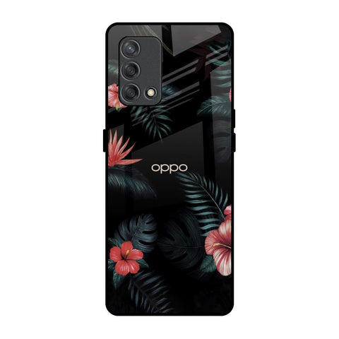Tropical Art Flower Glossy Case for Oppo F19s