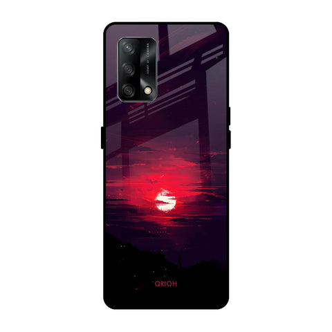 Morning Red Sky Glossy Case For Oppo F19s
