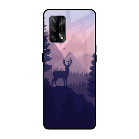 Deer In Night Glossy Case For Oppo F19s