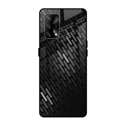 Dark Abstract Pattern Glossy Case For Oppo F19s