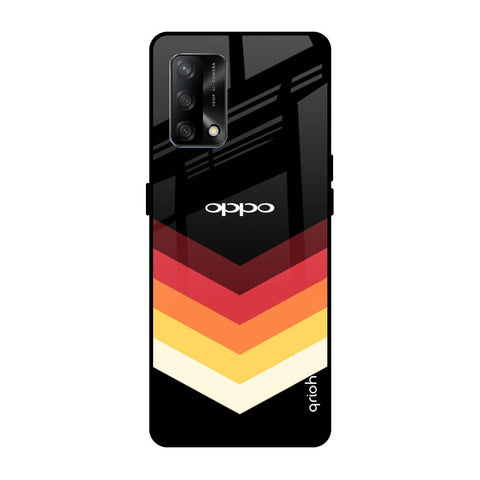 Abstract Arrow Pattern Glossy Case For Oppo F19s