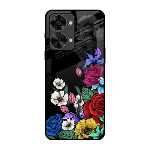 Rose Flower Bunch Art Glossy Case for OnePlus Nord 2T 5G