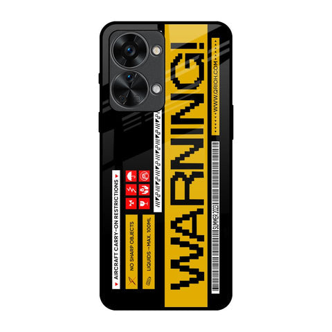 Aircraft Warning Glossy Case for OnePlus Nord 2T 5G