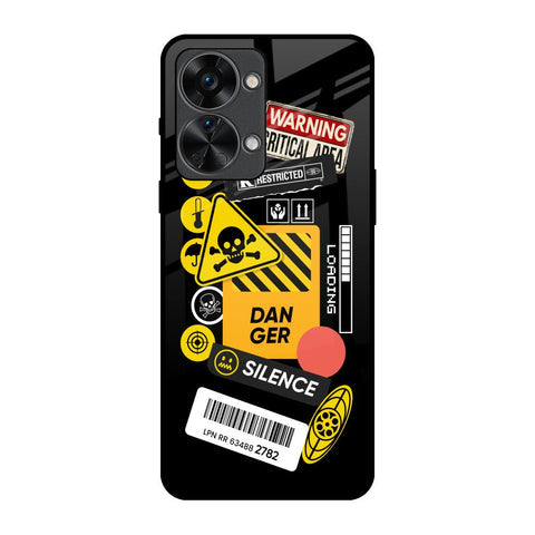 Danger Signs Glossy Case for OnePlus Nord 2T 5G