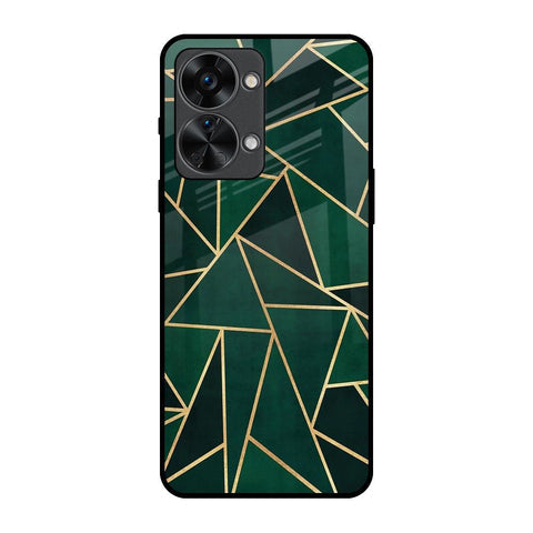 Abstract Green Glossy Case For OnePlus Nord 2T 5G