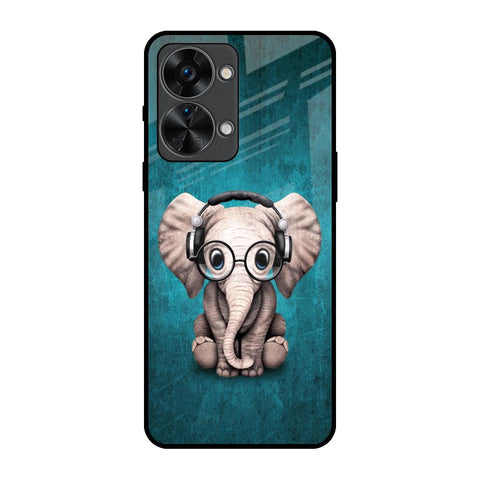 Adorable Baby Elephant Glossy Case For OnePlus Nord 2T 5G