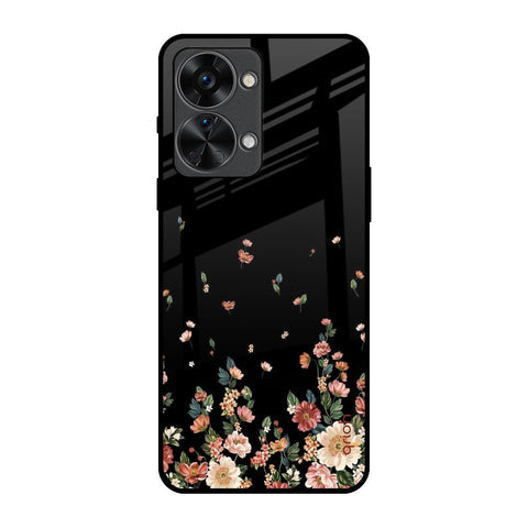 Floating Floral Print Glossy Case for OnePlus Nord 2T 5G