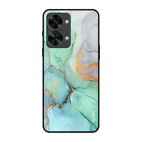 Green Marble Glossy Case for OnePlus Nord 2T 5G