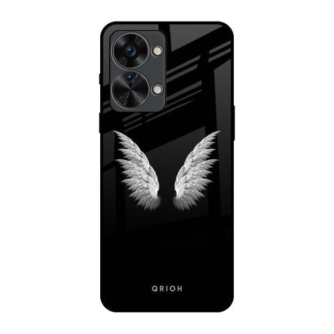 White Angel Wings Glossy Case for OnePlus Nord 2T 5G