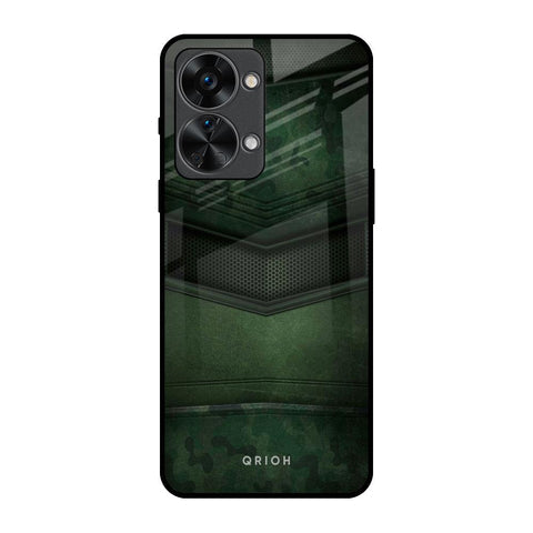 Green Leather Glossy Case for OnePlus Nord 2T 5G