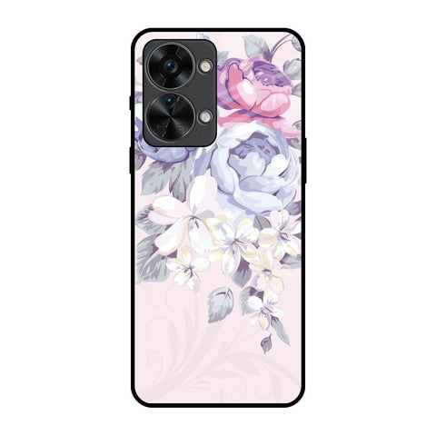 Elegant Floral Glossy Case for OnePlus Nord 2T 5G