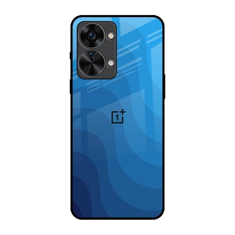 Blue Wave Abstract Glossy Case for OnePlus Nord 2T 5G
