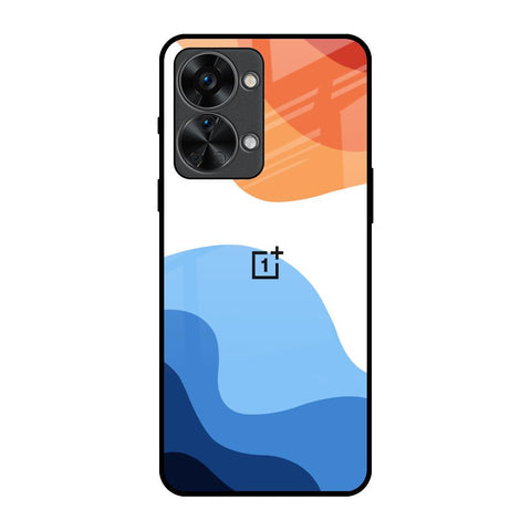 Wavy Color Pattern Glossy Case for OnePlus Nord 2T 5G