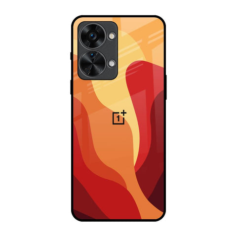 Magma Color Pattern Glossy Case for OnePlus Nord 2T 5G