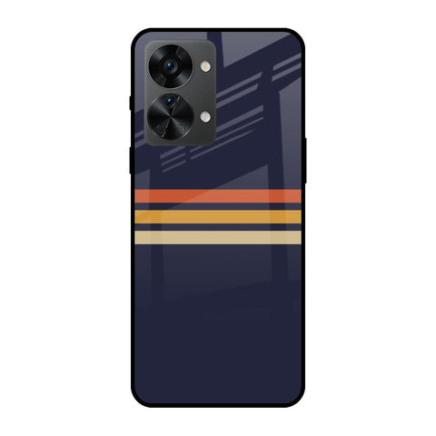 Tricolor Stripes Glossy Case For OnePlus Nord 2T 5G