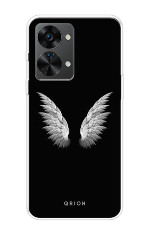 White Angel Wings Soft Cover for OnePlus Nord 2T 5G