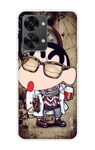 Nerdy Shinchan Soft Cover for OnePlus Nord 2T 5G