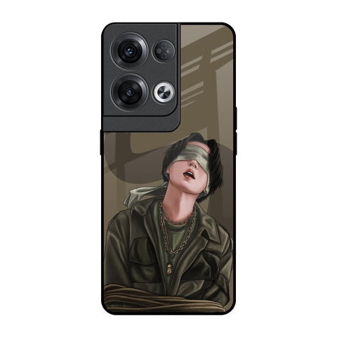 Blind Fold Glossy Case for Oppo Reno8 Pro 5G