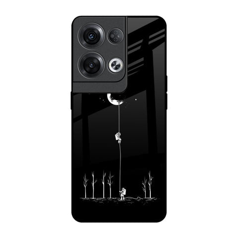 Catch the Moon Glossy Case for Oppo Reno8 Pro 5G