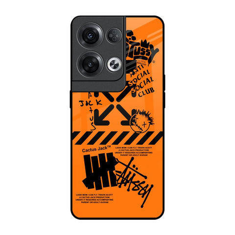 Anti Social Club Glossy Case for Oppo Reno8 Pro 5G