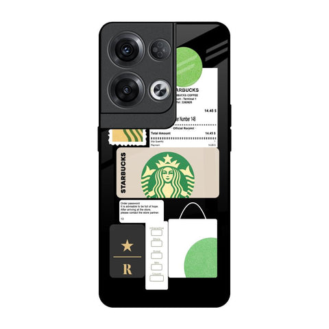 Coffee Latte Glossy Case for Oppo Reno8 Pro 5G