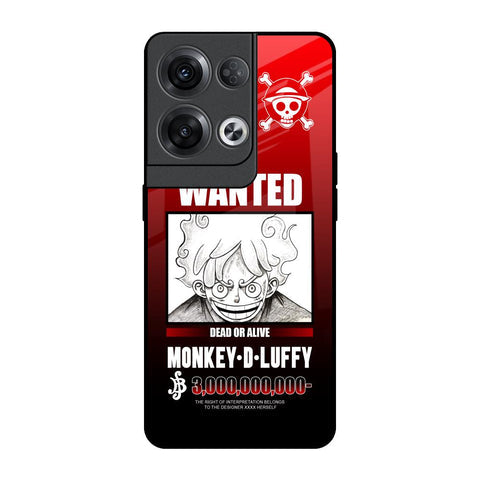 Luffy Wanted Glossy Case for Oppo Reno8 Pro 5G