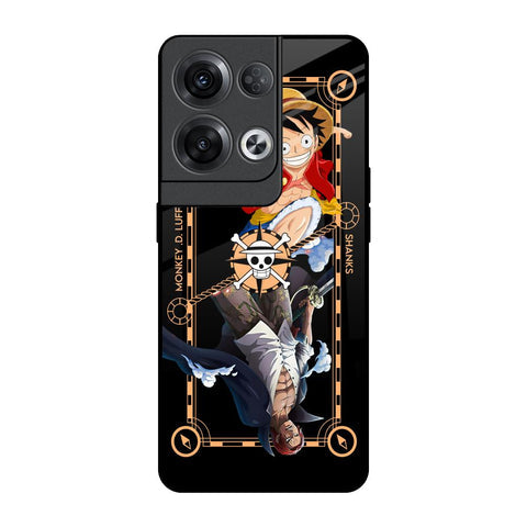 Shanks & Luffy Glossy Case for Oppo Reno8 Pro 5G