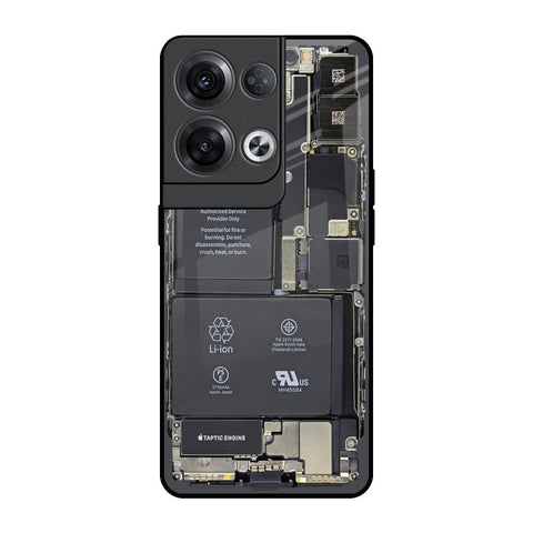 Skeleton Inside Glossy Case for Oppo Reno8 Pro 5G
