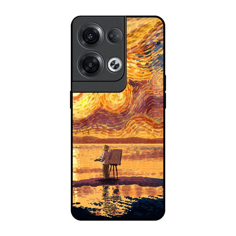 Sunset Vincent Glossy Case for Oppo Reno8 Pro 5G