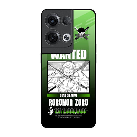 Zoro Wanted Glossy Case for Oppo Reno8 Pro 5G