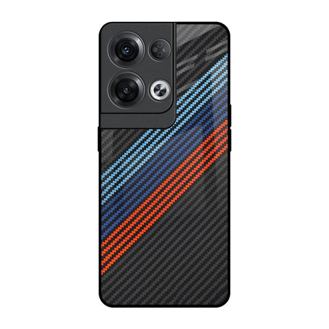 Carbon Inspired Glossy Case for Oppo Reno8 Pro 5G