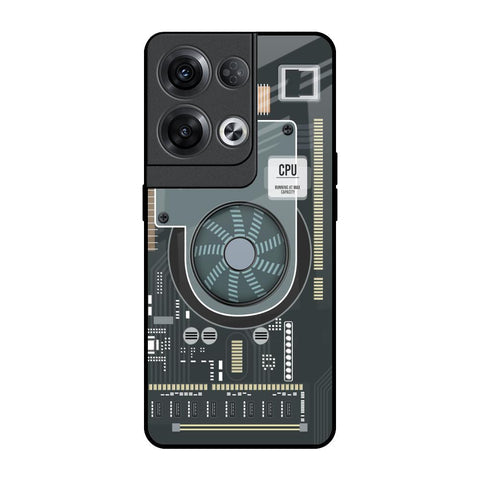 Motherboard Circuit Glossy Case for Oppo Reno8 Pro 5G