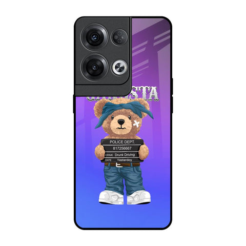 Gangsta Bear Glossy Case for Oppo Reno8 Pro 5G