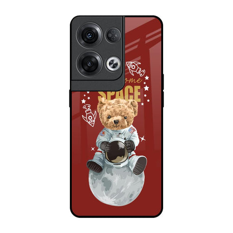Astronaut Bear Glossy Case for Oppo Reno8 Pro 5G