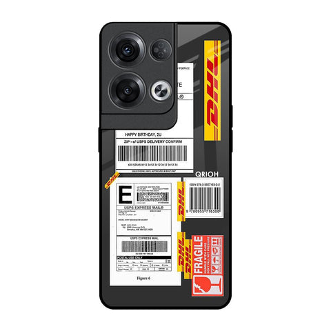 Cool Barcode Label Glossy Case For Oppo Reno8 Pro 5G
