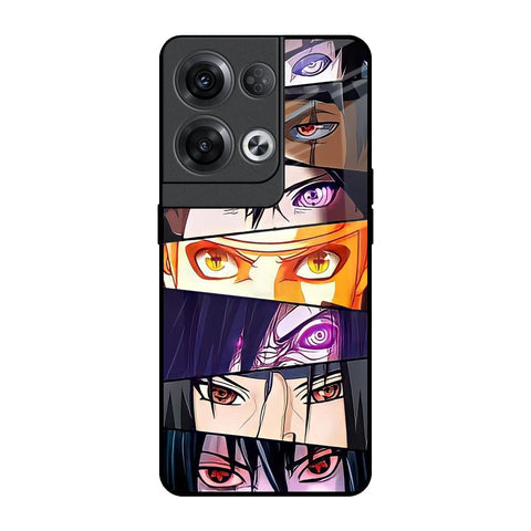 Anime Eyes Glossy Case for Oppo Reno8 Pro 5G