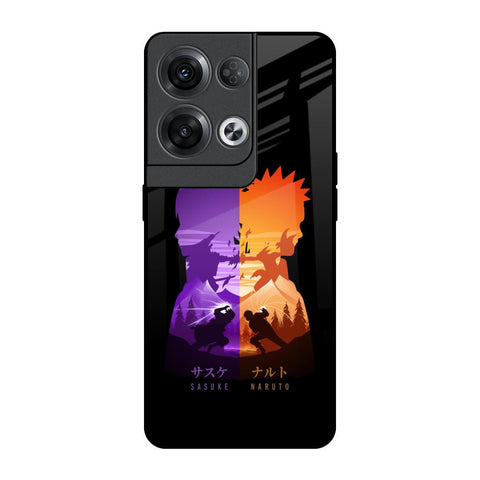 Minimalist Anime Glossy Case for Oppo Reno8 Pro 5G