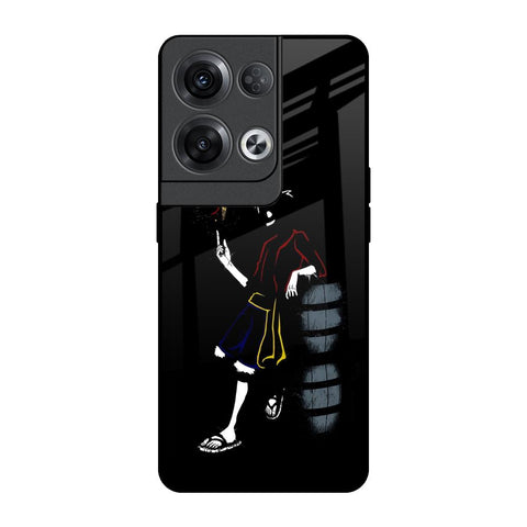 Luffy Line Art Glossy Case for Oppo Reno8 Pro 5G